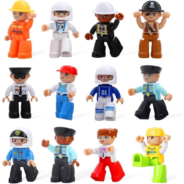 Juego de figuras magnéticas Mruikeny Large Community, 12 piezas