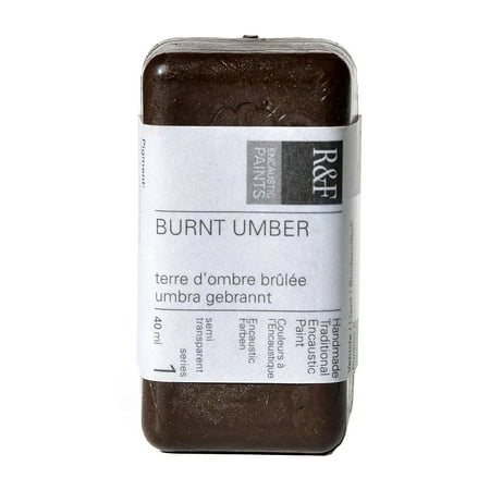 UPC: 0804551996818 | Encaustic Paint burnt umber  40 ml (pack of 2)