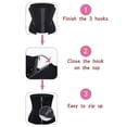 thumbnail image 3 of 3 Clip&1 Zip 6 Steel Boned Waist Trainer Corset Sport Workout Body Shaper Tummy Control, 3 of 4