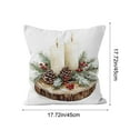 thumbnail image 3 of Christmas Pillow Cover Holiday Decoration Sofa Decoration Linen Pillow Home Sofa Holiday Decoration Pillow Cover, 3 of 6