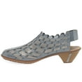 thumbnail image 3 of Rieker Sina Leather Woven Heeled Shoes, 3 of 5