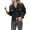 Black, variant on Summer Tops for Women Gsakboxl Short Denim Jacket With Exquisite Beaded Embellishments Heavy Craft Casual Outerwear Fashion Classic Jean Coat for Daily Matching & Street Wear