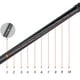 thumbnail image 5 of VISIONU - Muleta de antebrazo plegable y ligera, de aluminio, con altura ajustable y mango ergonómico con agarre cómodo 2ZG-02BM (negro), 5 of 5