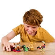 Akedo Beast Claw Strike Starter Pack 3 Mini Battling Warriors with Exclusive Controller, Ages 6+