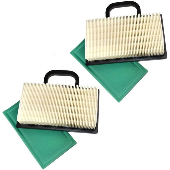 HQRP 2-pack Air Filter   Prefilter for John Deere GY21056 MIU11286 LG273638S fits John Deere Z245 Z425 ZTrak Lawn Mowers