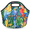 Multicolour 2, variant on Herdesigns Paris Eiffel Tower Insulated Lunch Bag Neoprene Lunch Box for Women Men Soft Cooler Bag Washable Lunch Tote for Work Outdoor Picnic