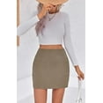 thumbnail image 6 of Womens Corduroy Mini Skirt Casual High Waist A-line Fall Winter Bodycon Short Pencil Skirts, 6 of 6