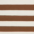 thumbnail image 3 of Hauteloom Waquoit Wool Hallway, Kitchen Runner Rug - Solid & Striped - Ivory, Dark Red - 2'6" x 8', 3 of 4