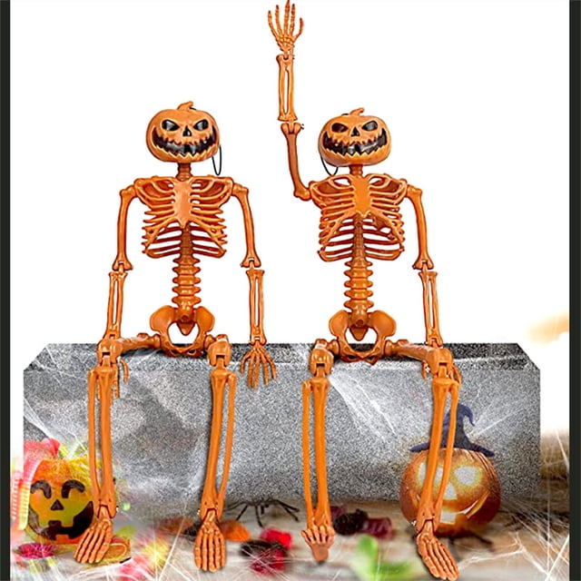 Decoración de Esqueleto de Calabaza de Halloween Decoración de Fiesta de Halloween