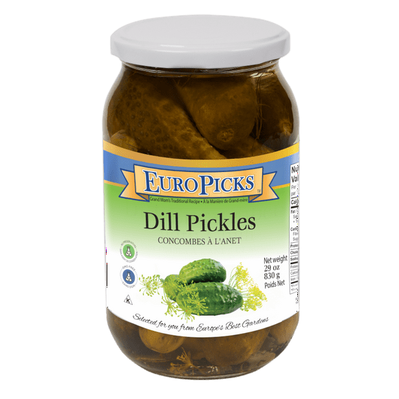 EuroPicks Dill Pickles 890ml