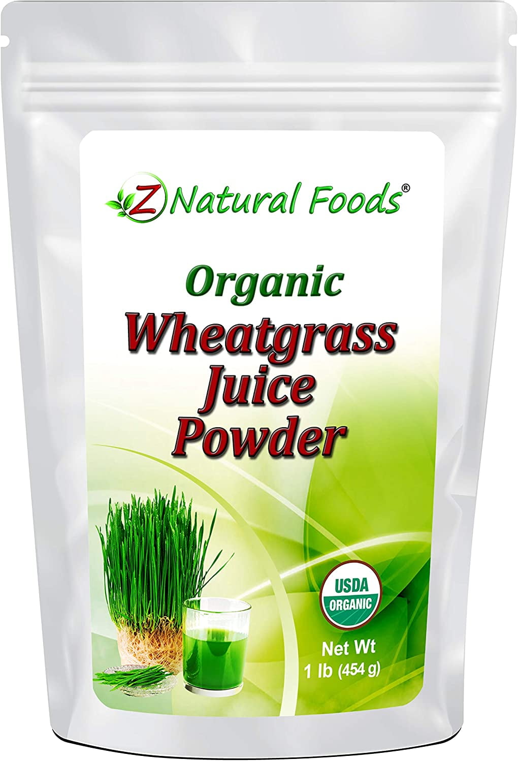 Z Natural Foods Organic Wheatgrass Powder, Green Juice Powder, Ultra