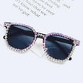 thumbnail image 1 of Diamond-encrusted Glasses For Women Summer Sun Protection UV Sunglasses Personalized Sunglasses, 1 of 4