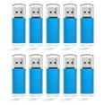 thumbnail image 1 of KOOTION 10Pack 2GB USB 2.0 Flash Drives Memory Stick Thumb Drive, Blue, 1 of 9