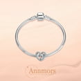 thumbnail image 6 of 925 Sterling Silver Charm for Bracelets Love In Hand Heart Charms Women Bracelet Charm, 6 of 6