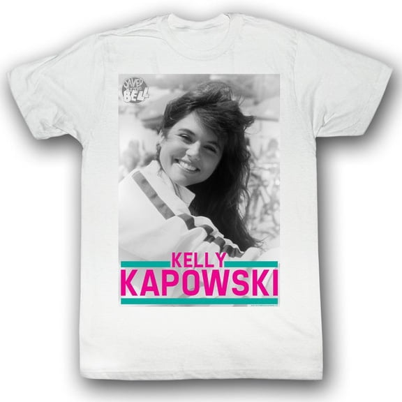 Saved By The Bell Kapowski White Adult T-Shirt 4Xl