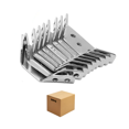 thumbnail image 1 of Universal De Acero Inoxidable Muebles Esquina Conector 20 Belug Plateado, 1 of 5