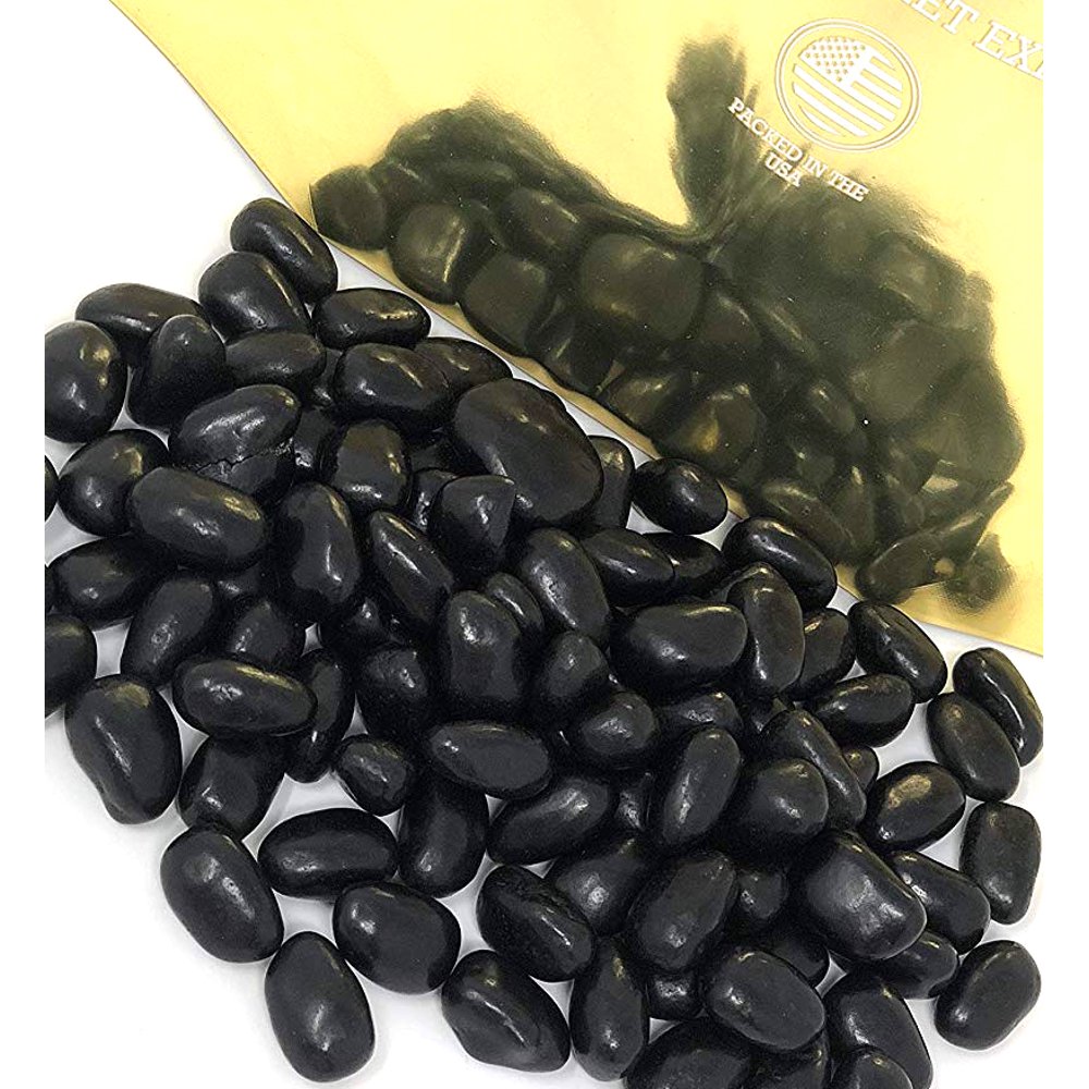 SweetGourmet Black Jelly Beans Eggs Licorice Flavor Jelly Candy 4