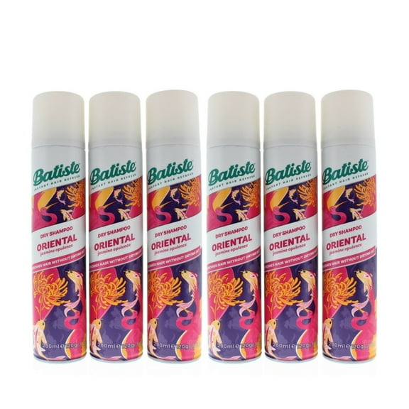 Batiste Dry Shampoo Oriental Jasmine Opulence 200ml 120g 6-Pack Hair Care