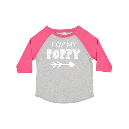 

Inktastic I Love My Poppy Arrow Gift Toddler Boy or Toddler Girl T-Shirt