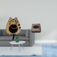 thumbnail image 2 of Adorno De Reloj Con Forma De Gato Y Soporte De Madera Para Caja De Pañuelos Desechables Para Decoración Y Organización Del Hogar En La Cocina, La Oficina Y El Baño. Juego De Regalo., 2 of 8