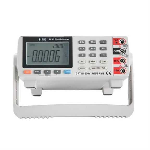 8145C Digital Multimeter 22000 Counts Bench Top True RMS 1000V 10A Desktop Multimetro Tester Volt Amp Ohm Capacitance Hz ,Accurate and Speed