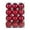 Red, variant on Christmas Ornament Mini Christmas Tree Ball Ornaments, 24pcs Shatterproof Satin Shiny and Glitter Finish Bulb Christmas Ornaments (4cm, Black)