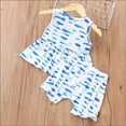 thumbnail image 2 of YEEDISON Summer Baby Sets Baby Clothes Sets 2 Pcs Tie Dye Sleeveless Tops+short Pants Cotton Casual Infant Clothes Girls Clothes for 3-19M, 2 of 4