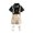 Black3, variant on Boys British Suspender Suit Set, White Short Sleeve Shirt Striped Shorts Bow Tie Suspenders Formal Back to School Outfits for Kids Birthday Wedding Stage Performance(Navy1,11-12 Years)
