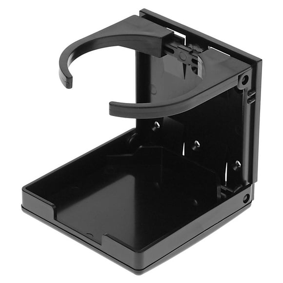 Blue Dog Marine Porte-gobelet pliable réglable – Porte-gobelet pour voitures, camions, camping-cars, camionnettes, bateaux, caravanes marines – Noir