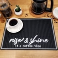 thumbnail image 4 of Alfombra de bar Mungo Rise & Shine It's Coffee Time, 45 x 30 cm, 4 of 7