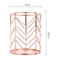 thumbnail image 5 of Metal Mesh Pen Holder (Makeup Brush Cup, Desktop Organizer), Golden Mesh Organizer Holds Makeup Brushes Upright To Prevent Bending, Round Pen Pencil Holder Office Supplies(#B), By Meiiso, 5 of 5