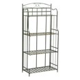 thumbnail image 2 of International Caravan Santa Fe Nailhead 4-Tier Bakers Rack, 2 of 2