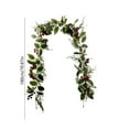 thumbnail image 4 of Xuniizn Christmas Garland, 6FT Artificial Norfolk Pine Garland - Realistic Christmas Greenery for Mantle, Stairs, Wall, Indoor Outdoor Holiday Decor, Christmas Decorations for Home, 4 of 6