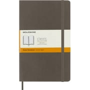 Moleskine Classic Notebook, Soft Cover, Large (5" x 8.25") Ruled/Lined, Earth Brown, 240 Pages