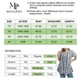 Mengpipi Womens Casual Scoop Collar Plus Size T Shirts Summer Tops