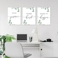 thumbnail image 4 of Inspirational Wall Art Set of 3, Framed Motivational Wall Art for Office, Motivational Wall Decor Canvas Poster Prints, Positive Affirmations Quotes Wall Art, Home Office, 12"x16", 4 of 6
