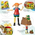 thumbnail image 5 of Pippi Langstrumpf Spielzeug Spielfiguren mit Pippi, Herr Nilsson Äffchen, Gold Koffer & Scheuer, 5 of 5