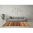 thumbnail image 3 of Ahgly Company Indoor Rectangle Abstract Brown Contemporary Area Rugs, 7' x 10', 3 of 4