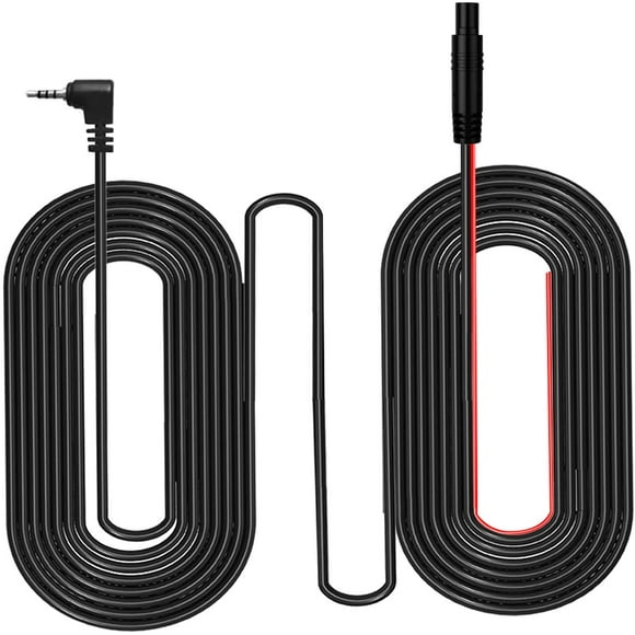 AIR-4 Pin Dash Cam Cable,23 Ft 2.5mm Male to 4 Pin Backup Camera Cord,Dash Cam Rear View Camera Ultra Long Cable with Reverse Trigger Wire,Fit for Pick-up Trucks,Trailer,RV,SUV,Bus,Farm Machine,etc.