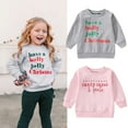 thumbnail image 3 of Vedolay Girls Fall Tops Girl's Fall Clothes Casual Print Long Sleeve Layering Basic Pullover Sweatshirt,Gray 18-24 Months, 3 of 4
