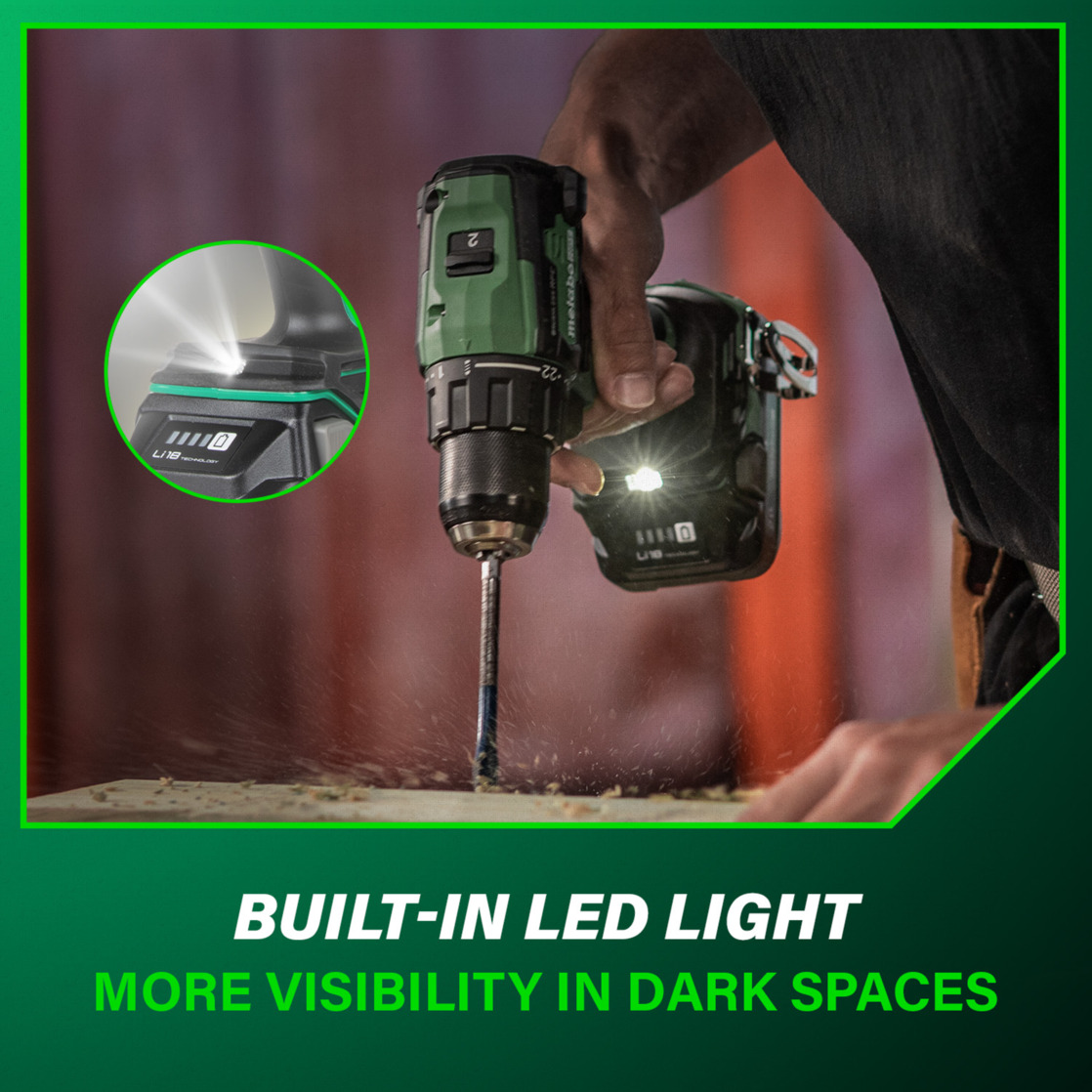Metabo HPT 18V Cordless Brushless Drill Driver Kit photo 8