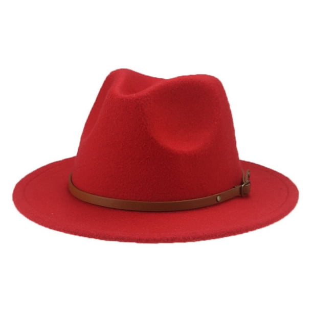 Sombrero de fieltro para niños de 54 cm, sombrero de copa de ala ancha similar a la lana para primavera y otoño, sombrero de ala plana de jazz S, accesorios para el cabello para niños, sombrero para