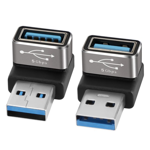 Adaptador USB 3.0 de 2 unidades Togconn en ángulo recto OTG 5 Gbps