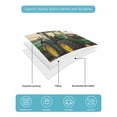 thumbnail image 4 of Twin Quilt Bedding Set, Sunset Green Truck Reversible Summer Quilt 3 Pieces, Farmhouse Car Lightweight Bedspreads Coverlets with 2 Pillow Shams for All Seasons, 4 of 5