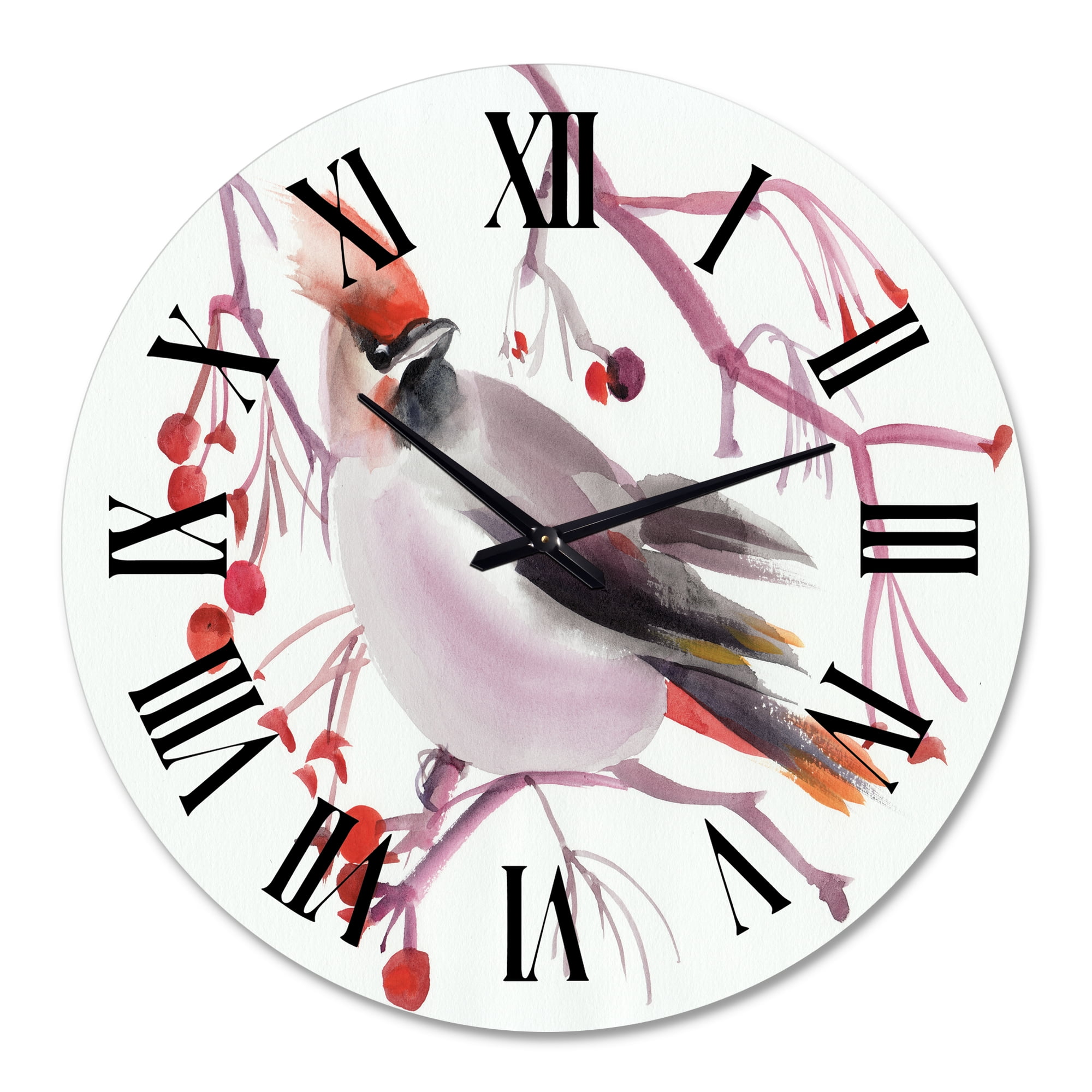 Designart 1 in Quartz Traditional Wall Clock