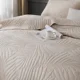 thumbnail image 4 of Colcha de algodón de 3 uds., funda de cama, colchas y cobertores de hojas, colchón, manta, almohadilla de cama de verano, juego completo de cama doble, 4 of 5