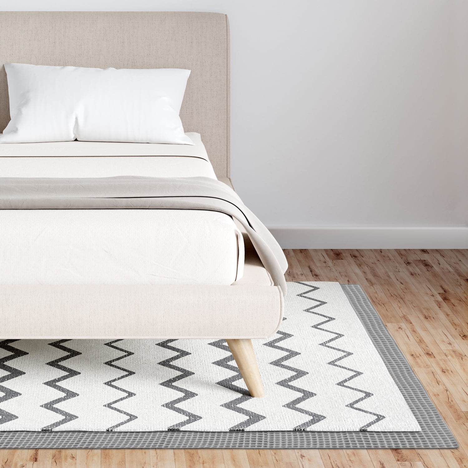 Mainstays Non-Skid Non-Slip Rug Pad, Gray, 2' x 6'