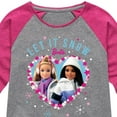 thumbnail image 3 of Barbie - Holidays & Christmas - Let It Snow - Toddler & Youth Girls Raglan Graphic T-Shirt, 3 of 5
