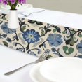 thumbnail image 4 of Yayeee Table Runner 70 inches Long Home Kitchen Dinning Party Decoration, Blue Floral, 4 of 7