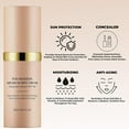thumbnail image 4 of ABBASI & CO 4-in-1 Color-Changing Foundation – Medium Spectrum Shade with SPF 50+ - Anti-Aging, Hydrating, Full-Coverage Foundation Makeup Liquid & Concealer - Ideal for Sports & Dancing –1PC (30ml), 4 of 7